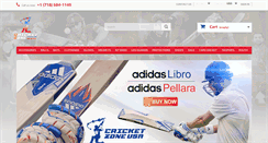 Desktop Screenshot of cricketzoneusa.com
